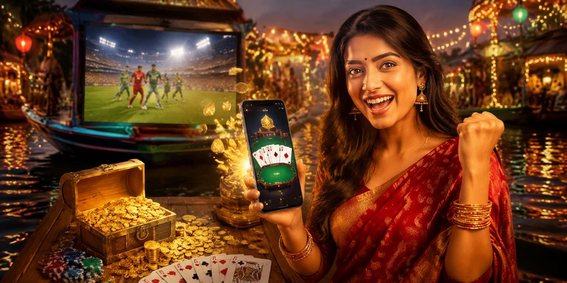 বরিশালের রাতের বাজারে রামি গেম খেলার উৎসবমুখর পরিবেশ